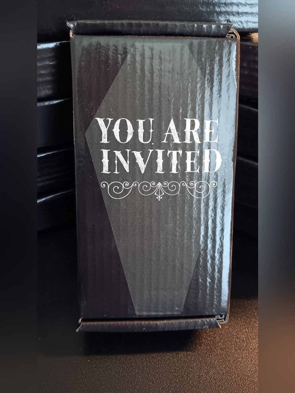 Coffin Box Party Invites (NWT)